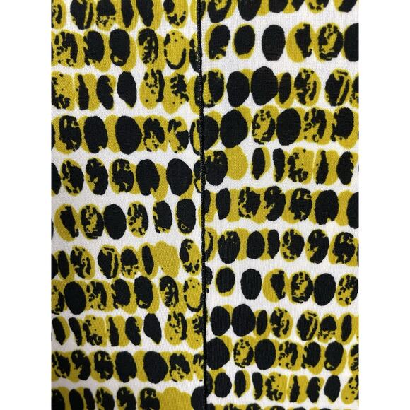 Calvin Klein Dress Mini Stretch Knit Pleated Print Multicolor V Neck - Picture 7 of 11